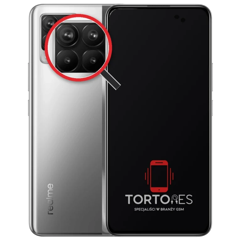 Realme 8 4G z lupą na tylnych aparatach - wymiana tylnej kamery