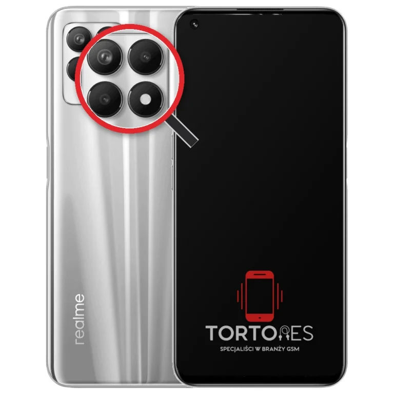 Realme 8i z lupą na tylnych aparatach - wymiana tylnej kamery
