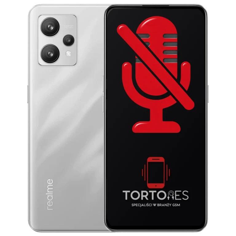 Realme 9 4G z symbolem mikrofonu - naprawa mikrofonu