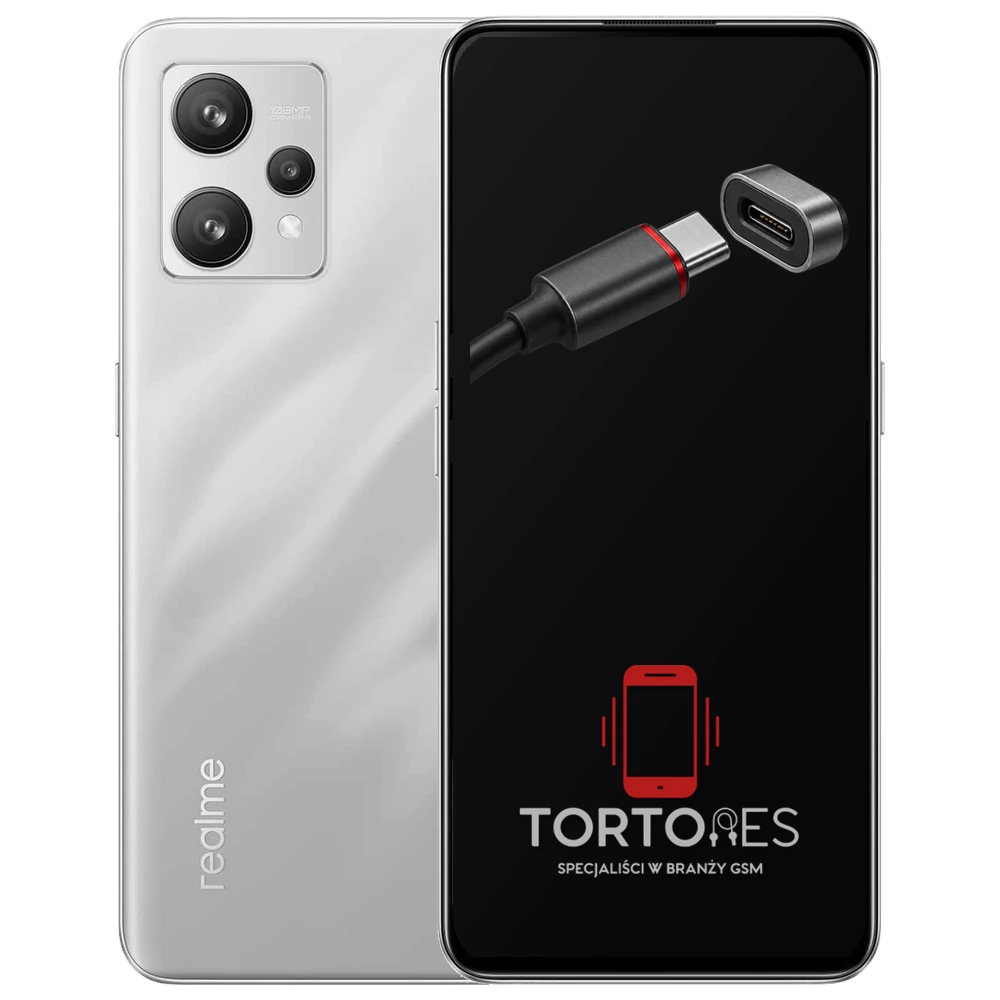 Realme 9 4G z ilustracją złącza ładowania - naprawa złącza ładowania