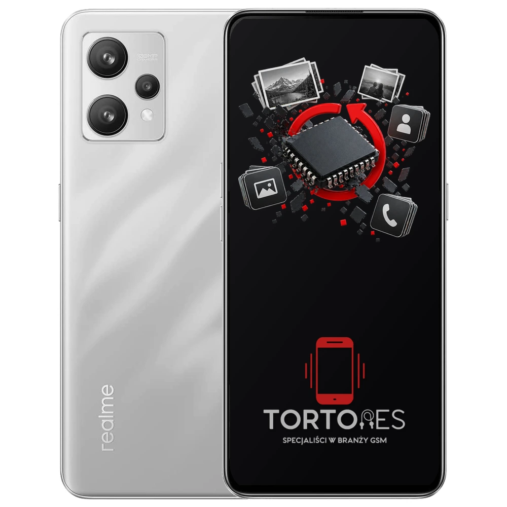 Realme 9 4G z ilustracją odzyskiwania danych - odzyskiwanie danych
