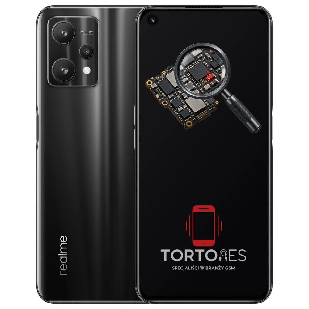 Realme 9 Pro 5G z symbolem diagnostyki - diagnoza telefonu