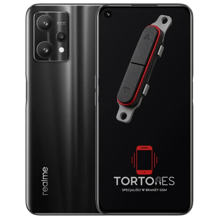 Realme 9 Pro 5G z symbolem przycisków - naprawa przycisków włączania i głośności