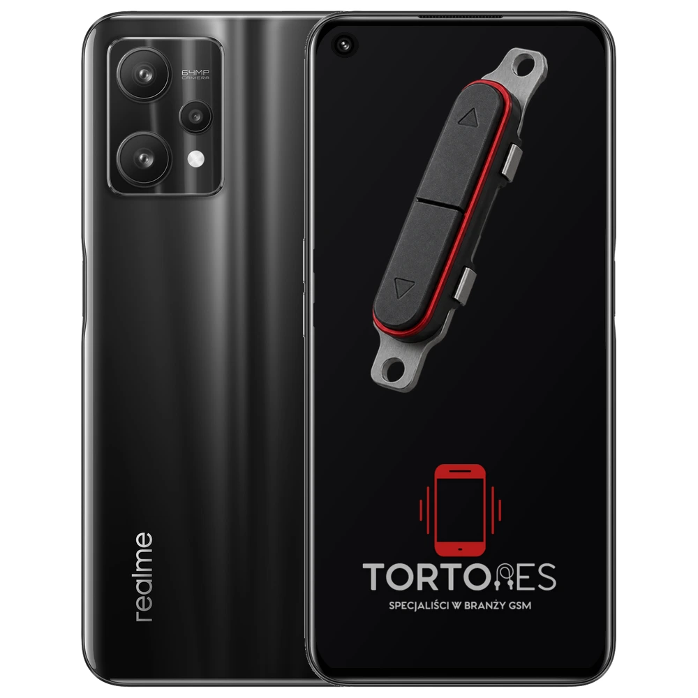 Realme 9 Pro 5G z symbolem przycisków - naprawa przycisków włączania i głośności
