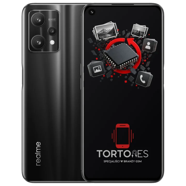 Realme 9 Pro 5G z ilustracją odzyskiwania danych - odzyskiwanie danych