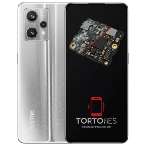 Realme 9 Pro+ 5G z ilustracją zalania - czyszczenie po zalaniu