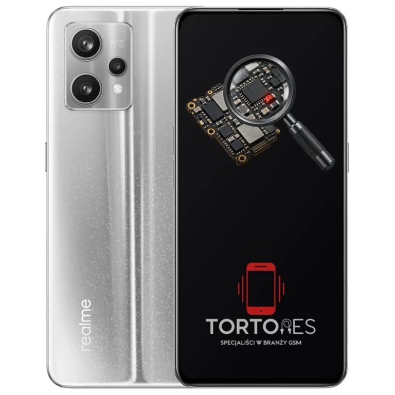 Realme 9 Pro+ 5G z symbolem diagnostyki - diagnoza telefonu