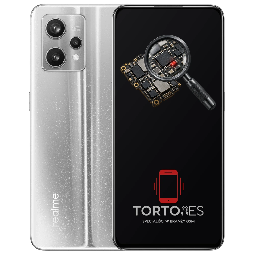 Realme 9 Pro+ 5G z symbolem diagnostyki - diagnoza telefonu
