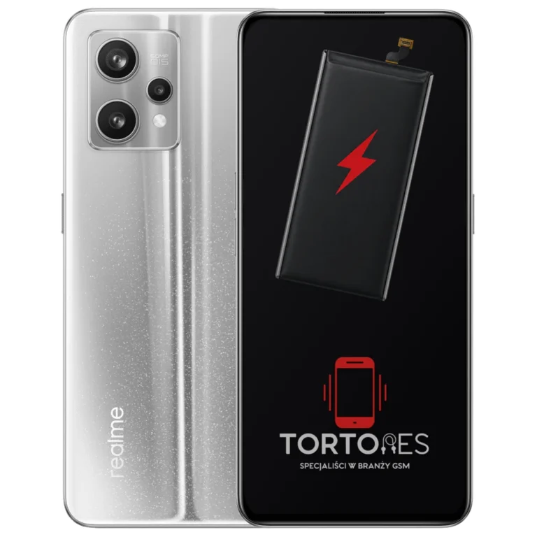 Realme 9 Pro+ 5G z ilustracją baterii - wymiana baterii