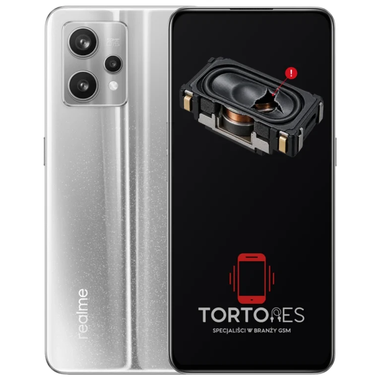 Realme 9 Pro+ 5G z symbolem głośnika multimedialnego - wymiana głośnika multimedialnego