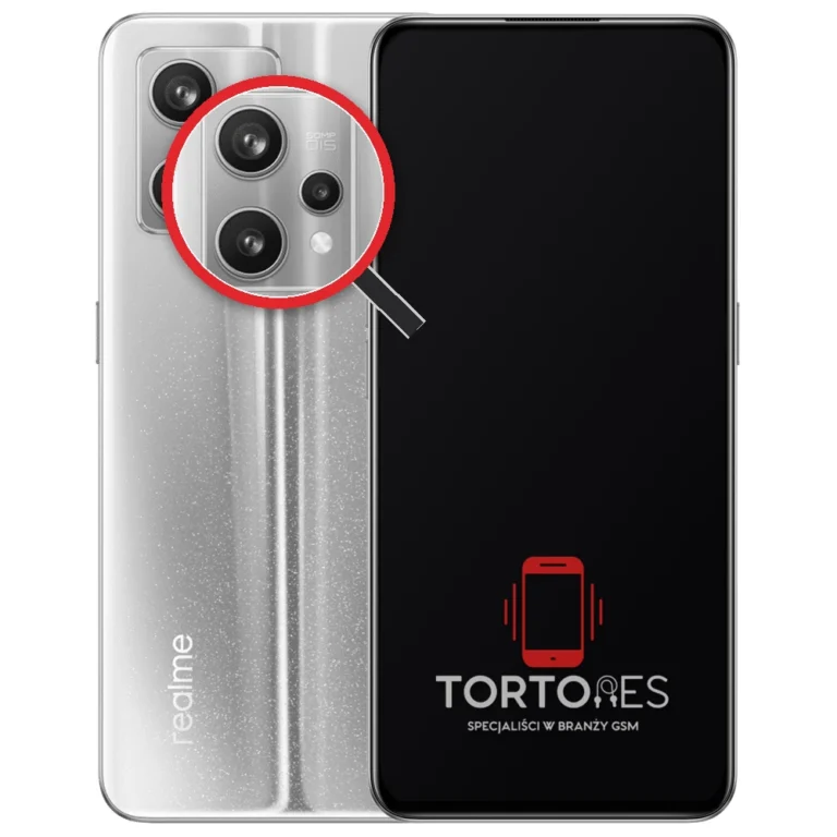 Realme 9 Pro+ 5G z lupą na tylnych aparatach - wymiana tylnej kamery