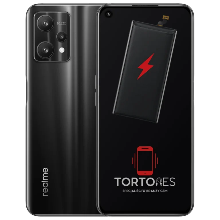 Realme 9 Pro 5G z ilustracją baterii - wymiana baterii