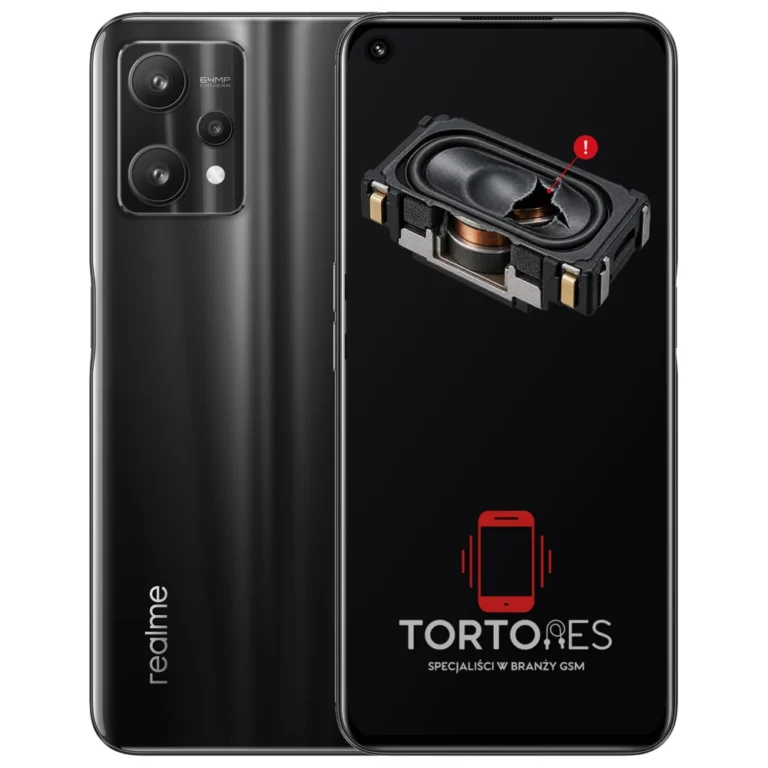 Realme 9 Pro 5G z symbolem głośnika multimedialnego - wymiana głośnika multimedialnego
