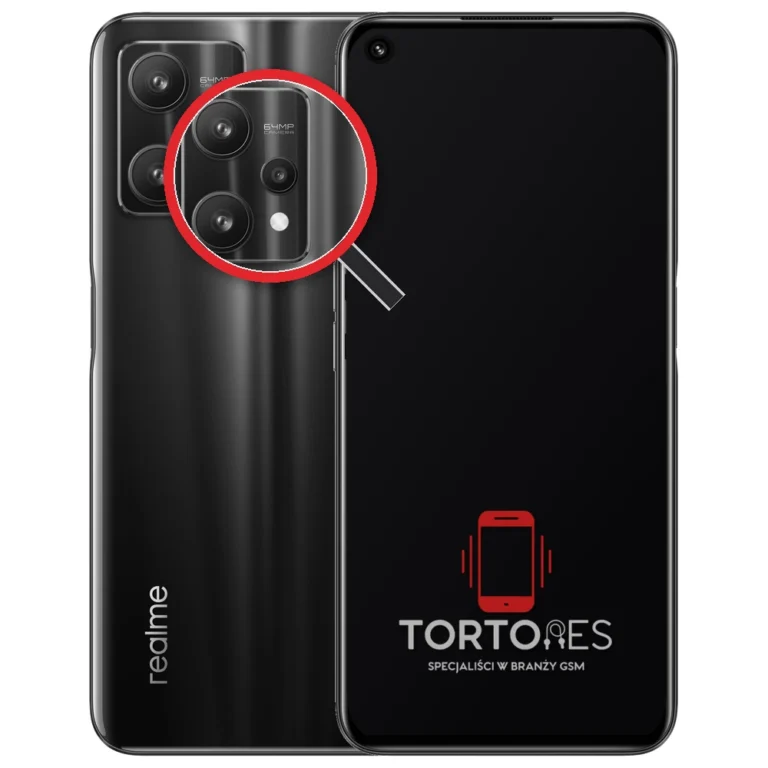 Realme 9 Pro 5G z lupą na tylnych aparatach - wymiana tylnej kamery
