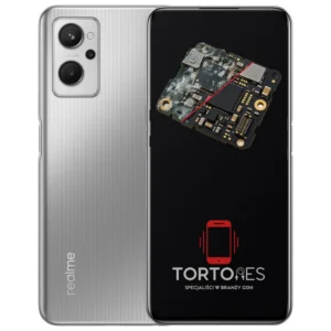 Realme 9i z ilustracją zalania - czyszczenie po zalaniu