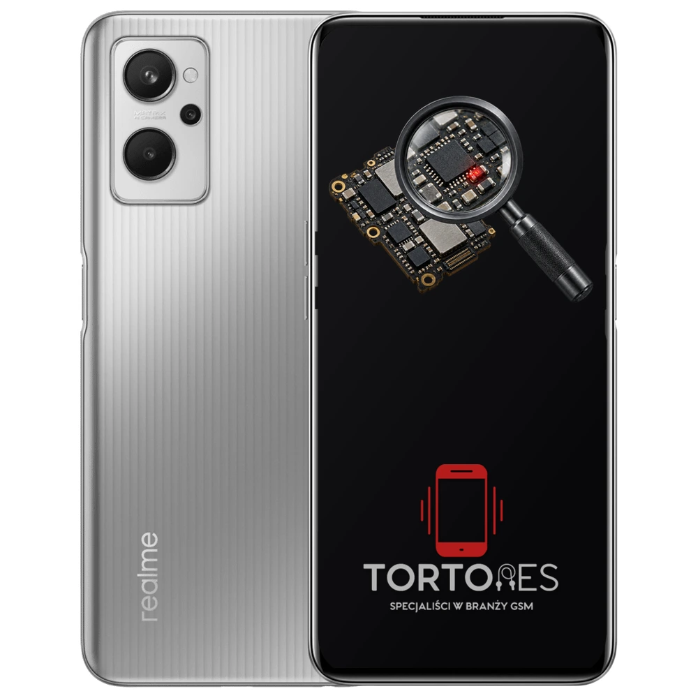 Realme 9i z symbolem diagnostyki - diagnoza telefonu