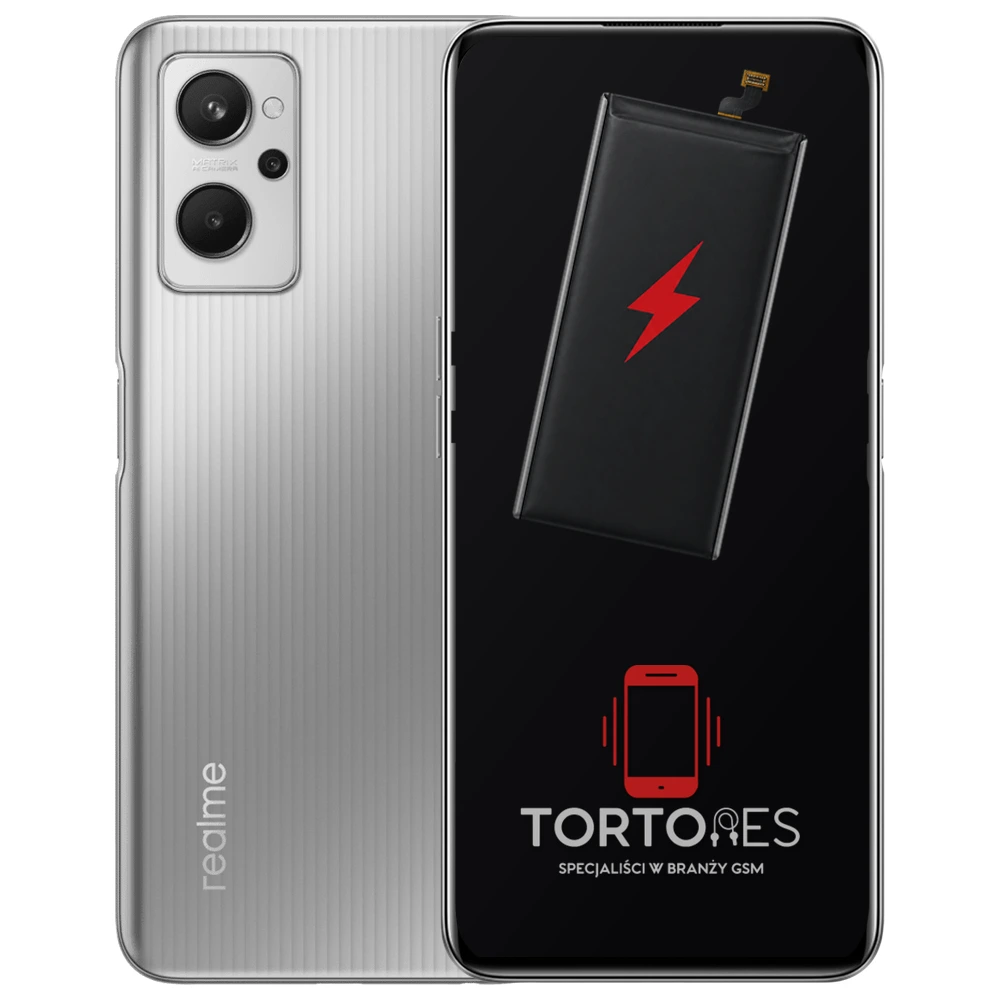 Realme 9i z ilustracją baterii - wymiana baterii