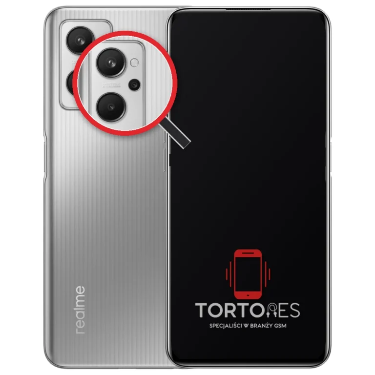 Realme 9i z lupą na tylnych aparatach - wymiana tylnej kamery