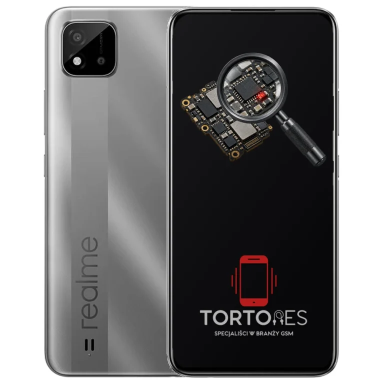 Realme C11 (2021) z symbolem diagnostyki - diagnoza telefonu