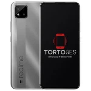 Realme C11 (2021) - widok przodu i tyłu telefonu