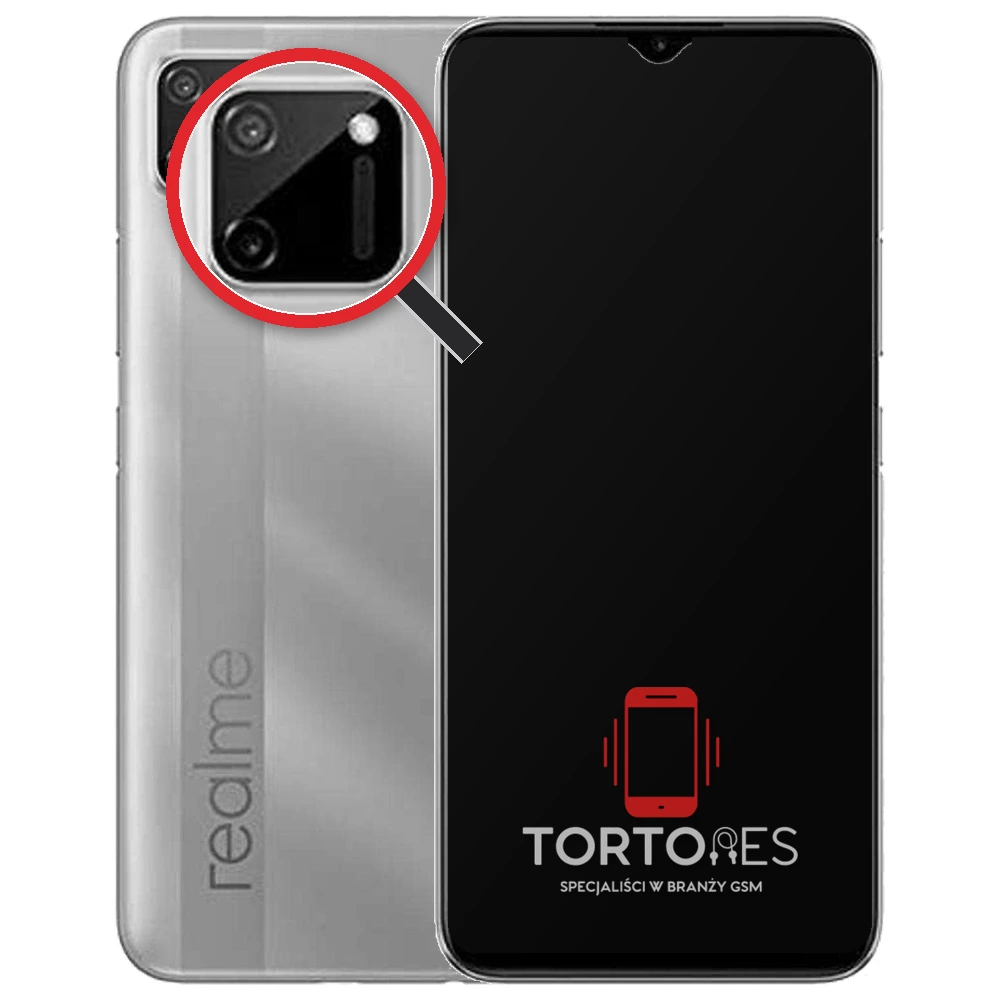 Realme C11 (2020) z lupą na tylnych aparatach - wymiana tylnej kamery
