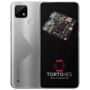 Realme C21 z ilustracją zalania - czyszczenie po zalaniu