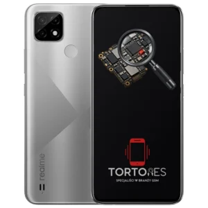 Realme C21 z symbolem diagnostyki - diagnoza telefonu