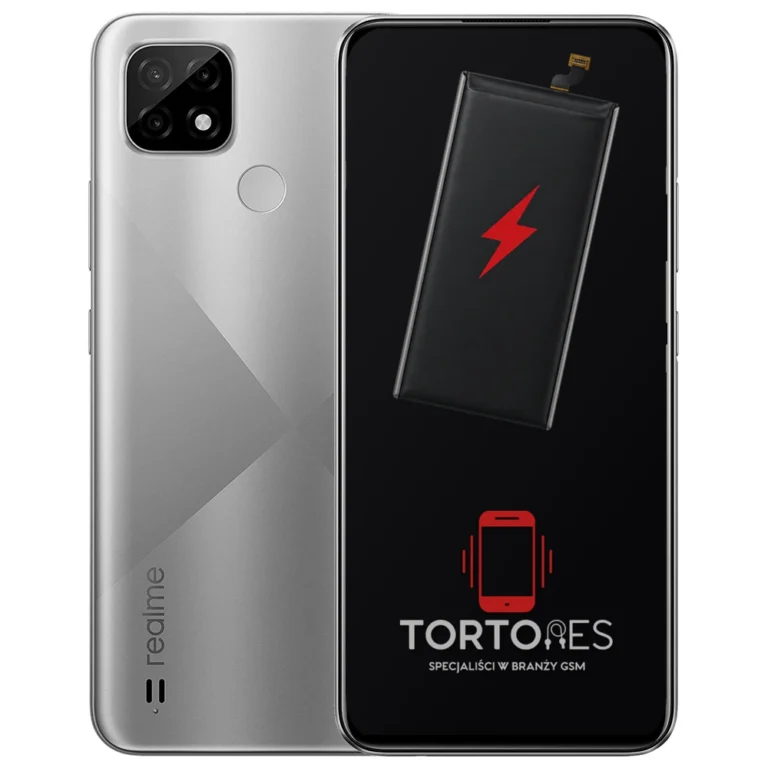 Realme C21 z ilustracją baterii - wymiana baterii