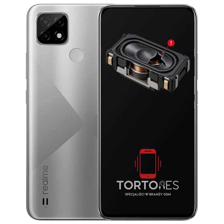 Realme C21 z symbolem głośnika multimedialnego - wymiana głośnika multimedialnego