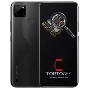 Realme C21Y z symbolem diagnostyki - diagnoza telefonu