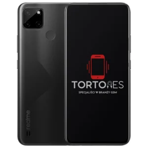 Realme C21Y - widok przodu i tyłu telefonu