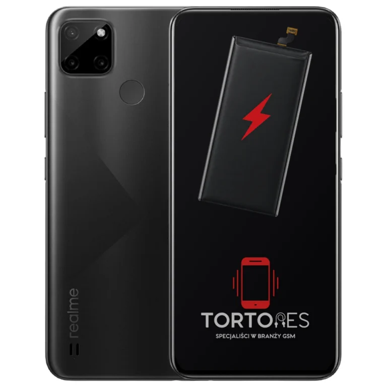 Realme C21Y z ilustracją baterii - wymiana baterii