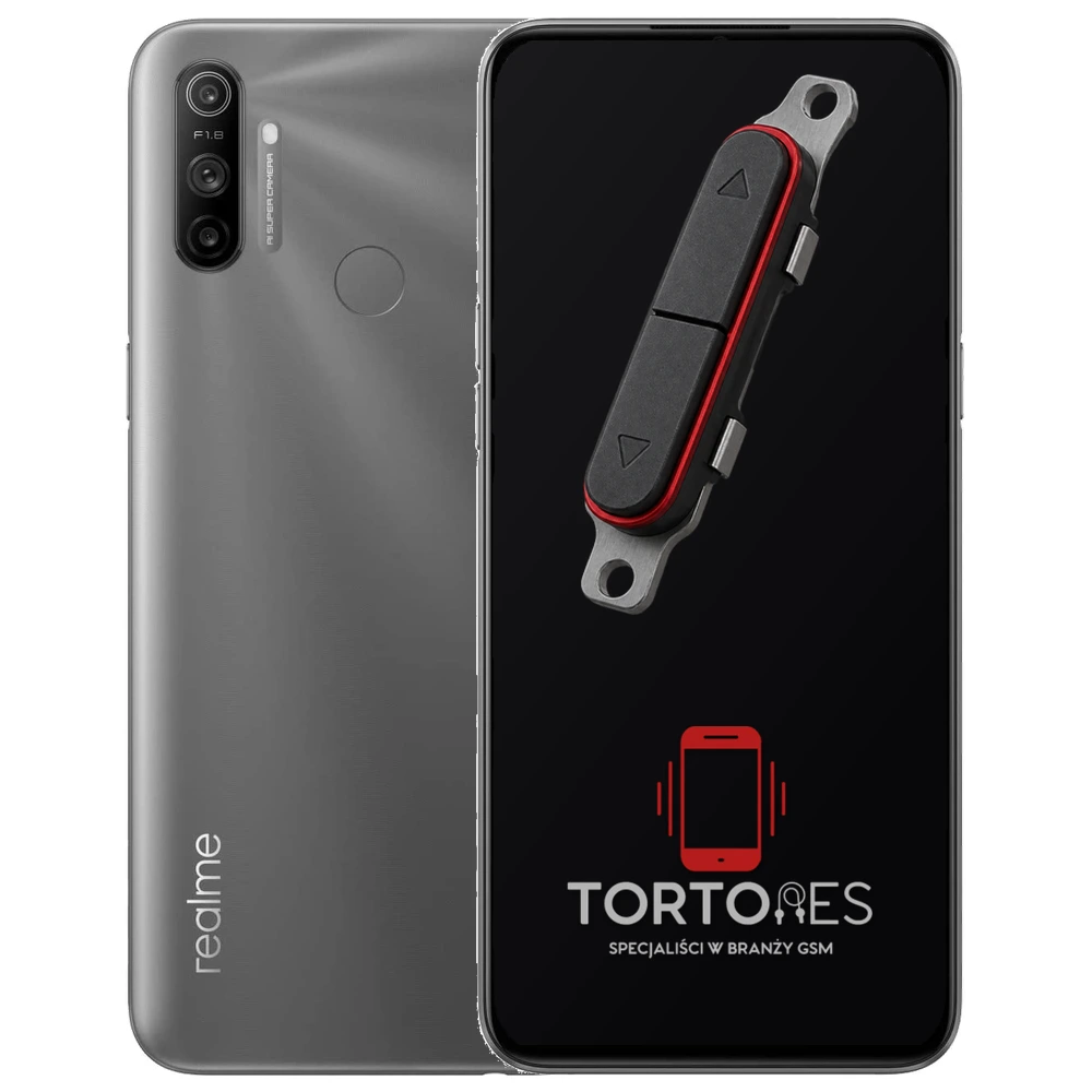 Realme C3 z symbolem przycisków - naprawa przycisków włączania i głośności