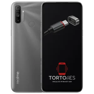 Realme C3 z ilustracją złącza ładowania - naprawa złącza ładowania