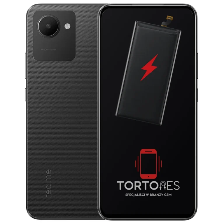 Realme C30 z ilustracją baterii - wymiana baterii