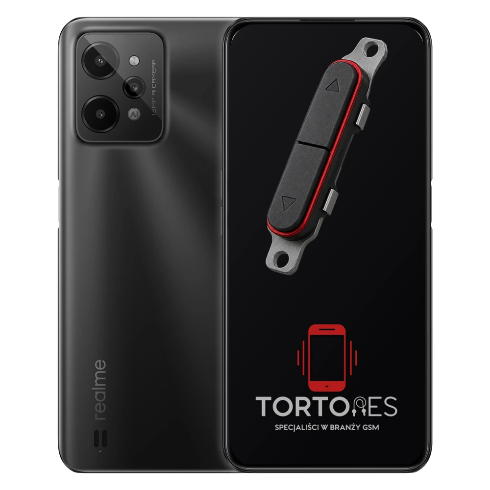Realme C31 z symbolem przycisków - naprawa przycisków włączania i głośności