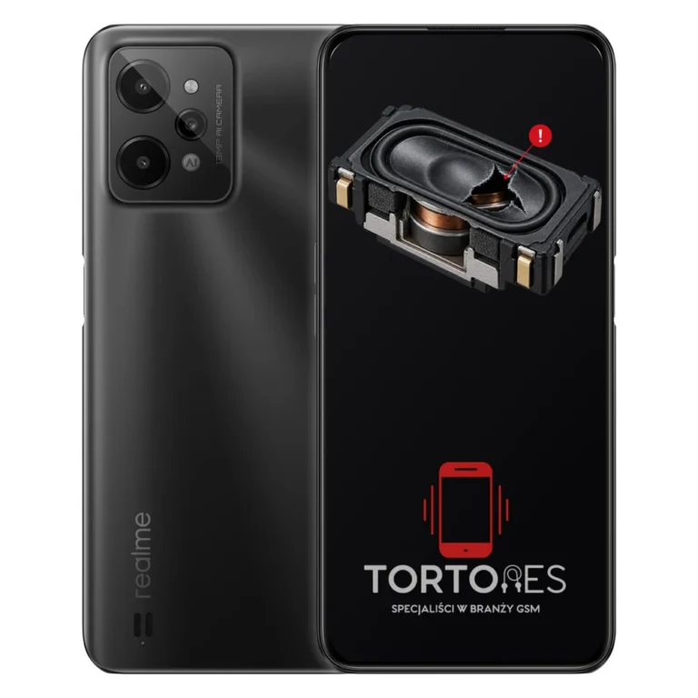 Realme C31 z symbolem głośnika multimedialnego - wymiana głośnika multimedialnego