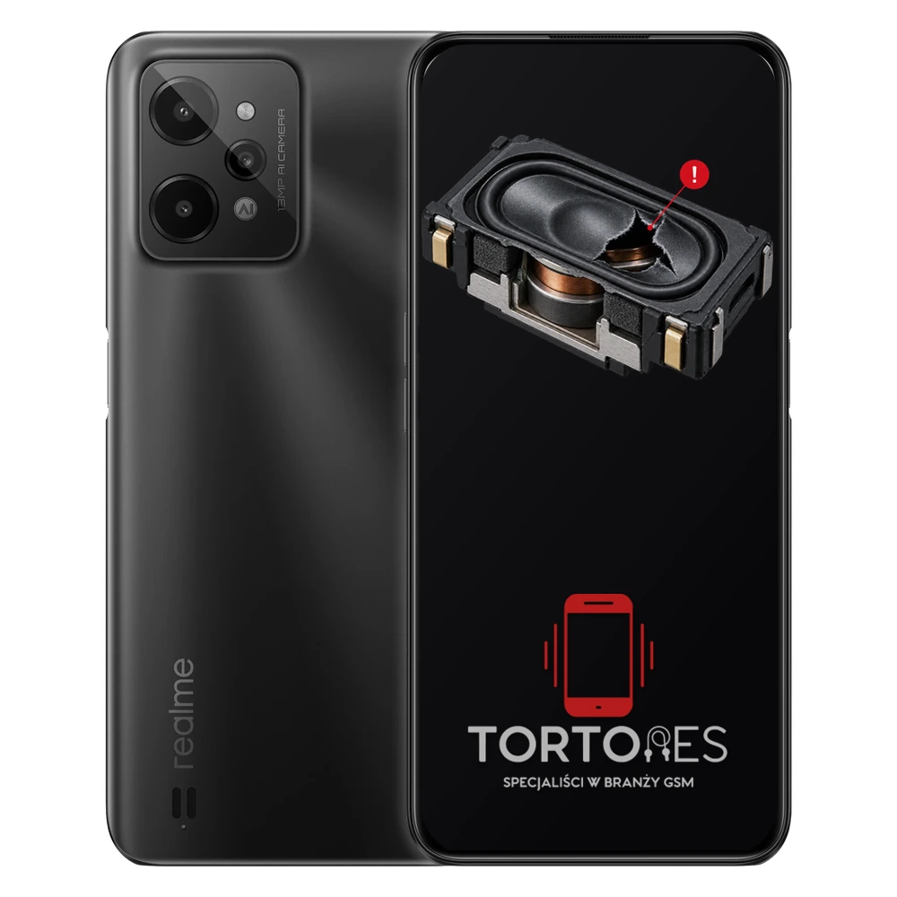 Realme C31 z symbolem głośnika multimedialnego - wymiana głośnika multimedialnego