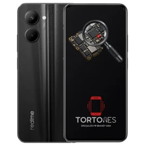 Realme C33 z symbolem diagnostyki - diagnoza telefonu