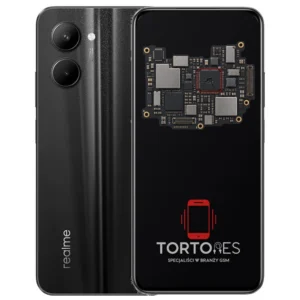 Realme C33 z ilustracją płyty głównej - naprawa płyty głównej