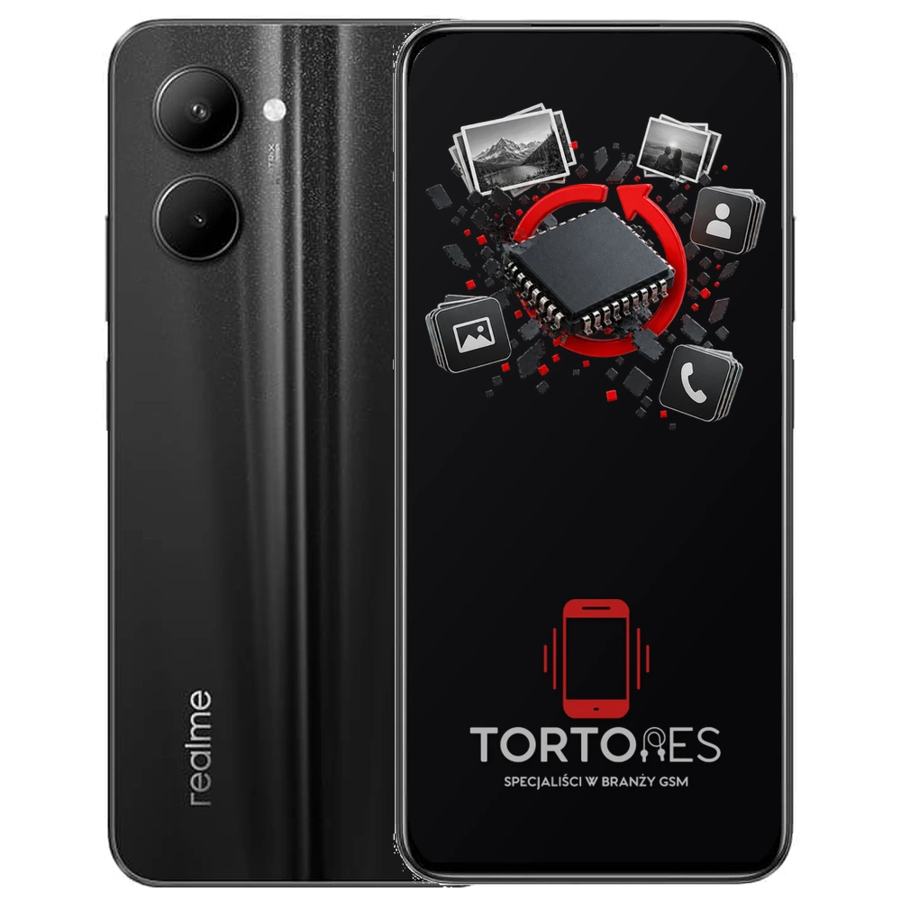 Realme C33 z ilustracją odzyskiwania danych - odzyskiwanie danych