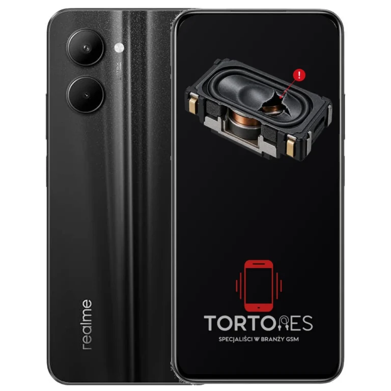 Realme C33 z symbolem głośnika multimedialnego - wymiana głośnika multimedialnego
