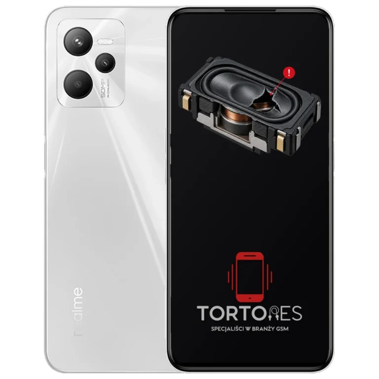 Realme C35 z symbolem głośnika multimedialnego - wymiana głośnika multimedialnego