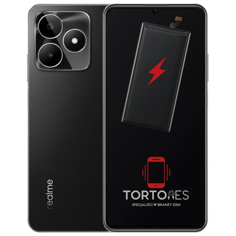 Realme C53 (EU) z ilustracją baterii - wymiana baterii