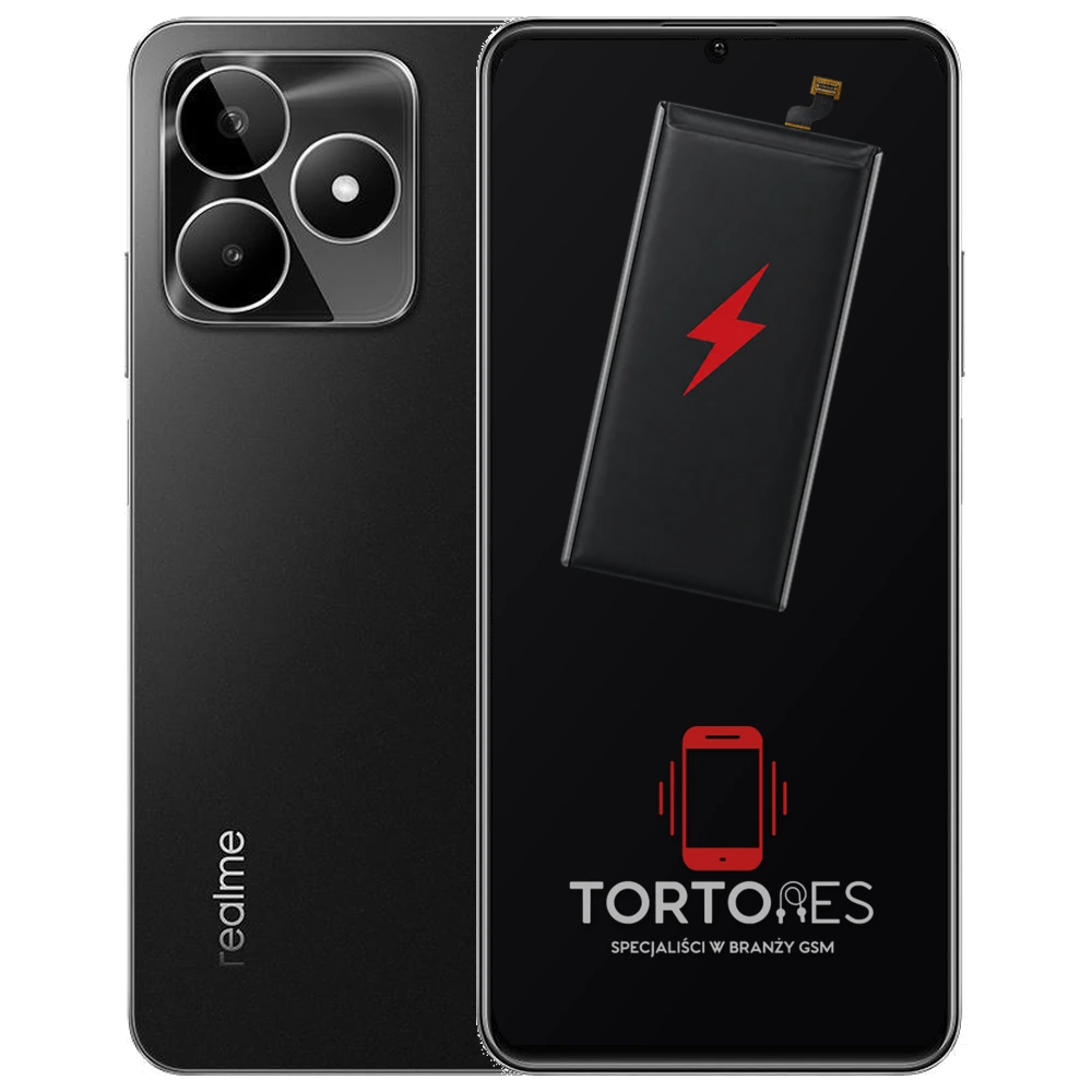Realme C53 (EU) z ilustracją baterii - wymiana baterii