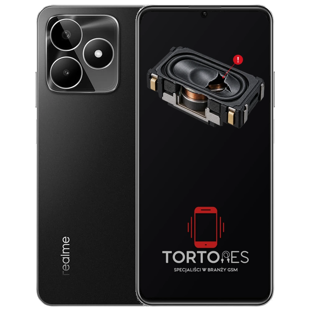 Realme C53 (EU) z symbolem głośnika multimedialnego - wymiana głośnika multimedialnego