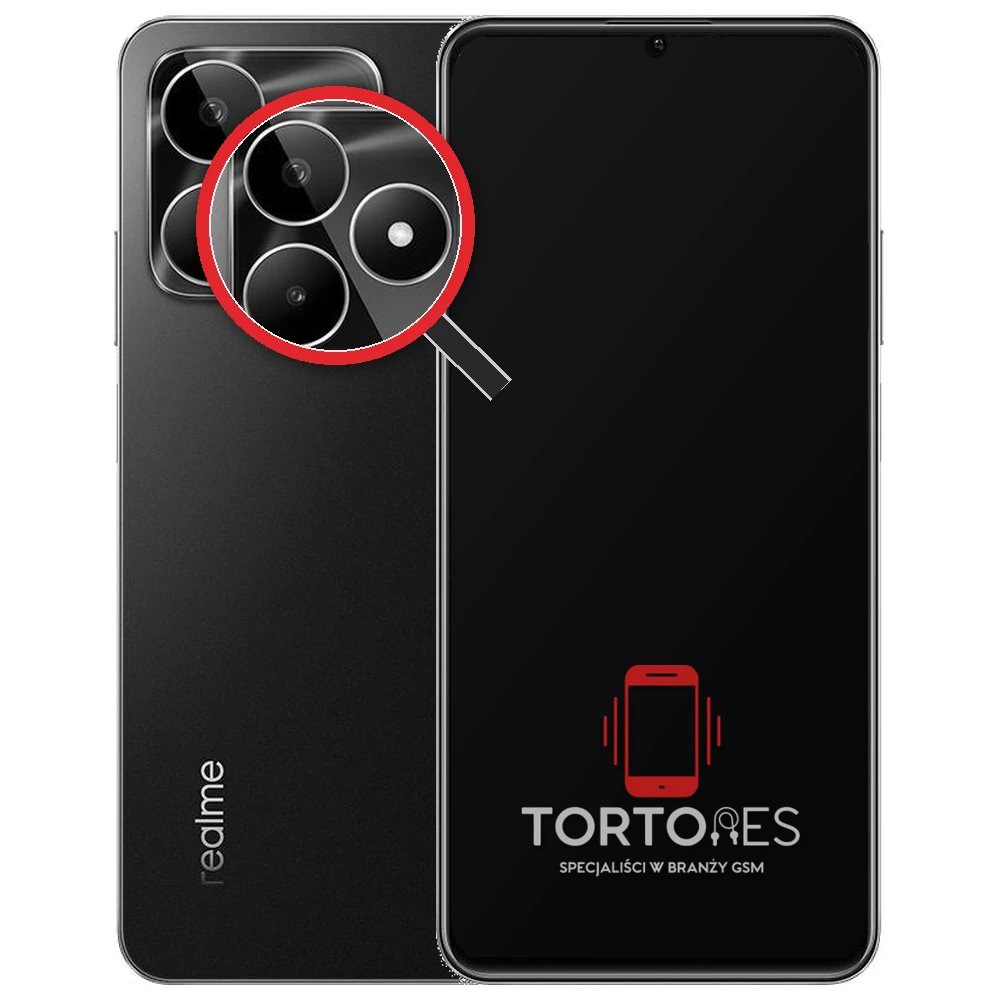 Realme C53 (EU) z lupą na tylnych aparatach - wymiana tylnej kamery