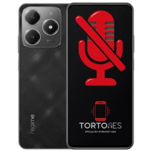 Realme C61 z symbolem mikrofonu - naprawa mikrofonu
