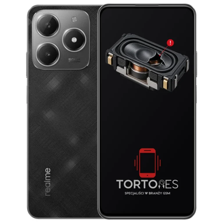Realme C61 z symbolem głośnika multimedialnego - wymiana głośnika multimedialnego