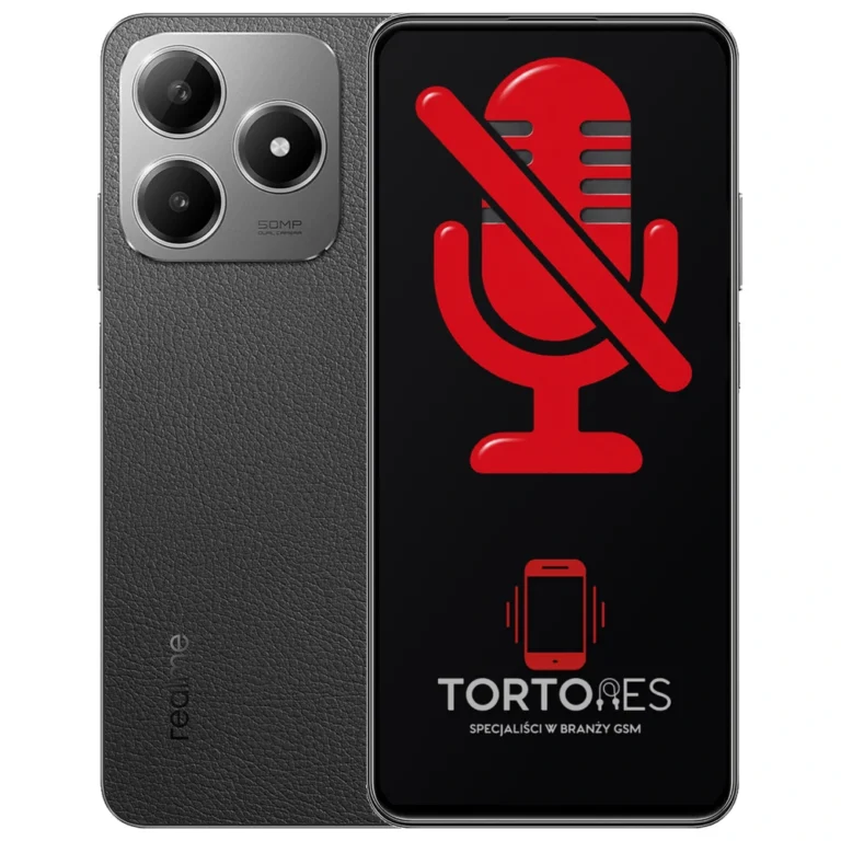 Realme C63 z symbolem mikrofonu - naprawa mikrofonu